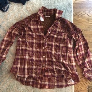 Free People Button down shirt